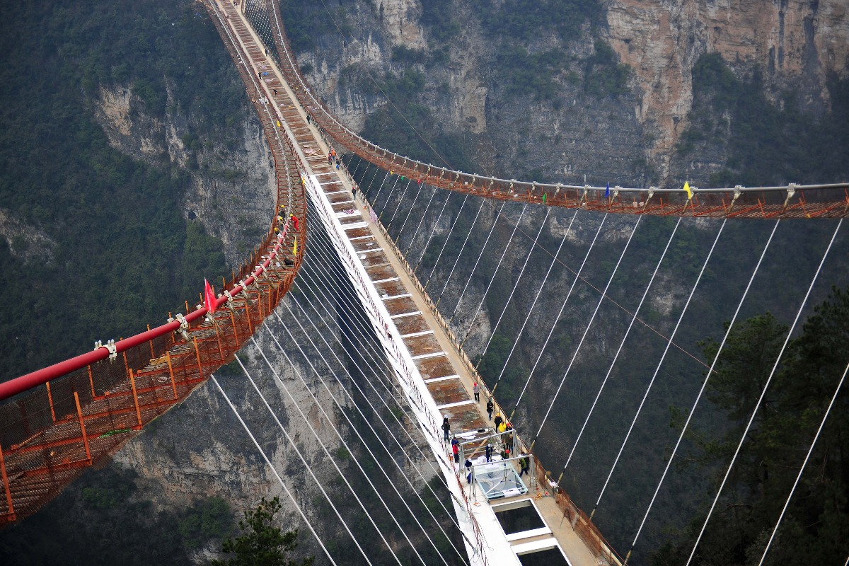 當代中國-中國旅遊-張家界玻璃橋