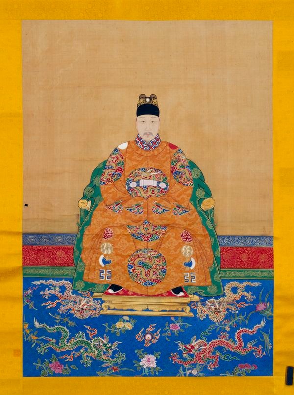 The “HKPM Palace Pals” series features a Ming emperor inspired by the painting Seated Portrait of Ming Emperor Guangzong.