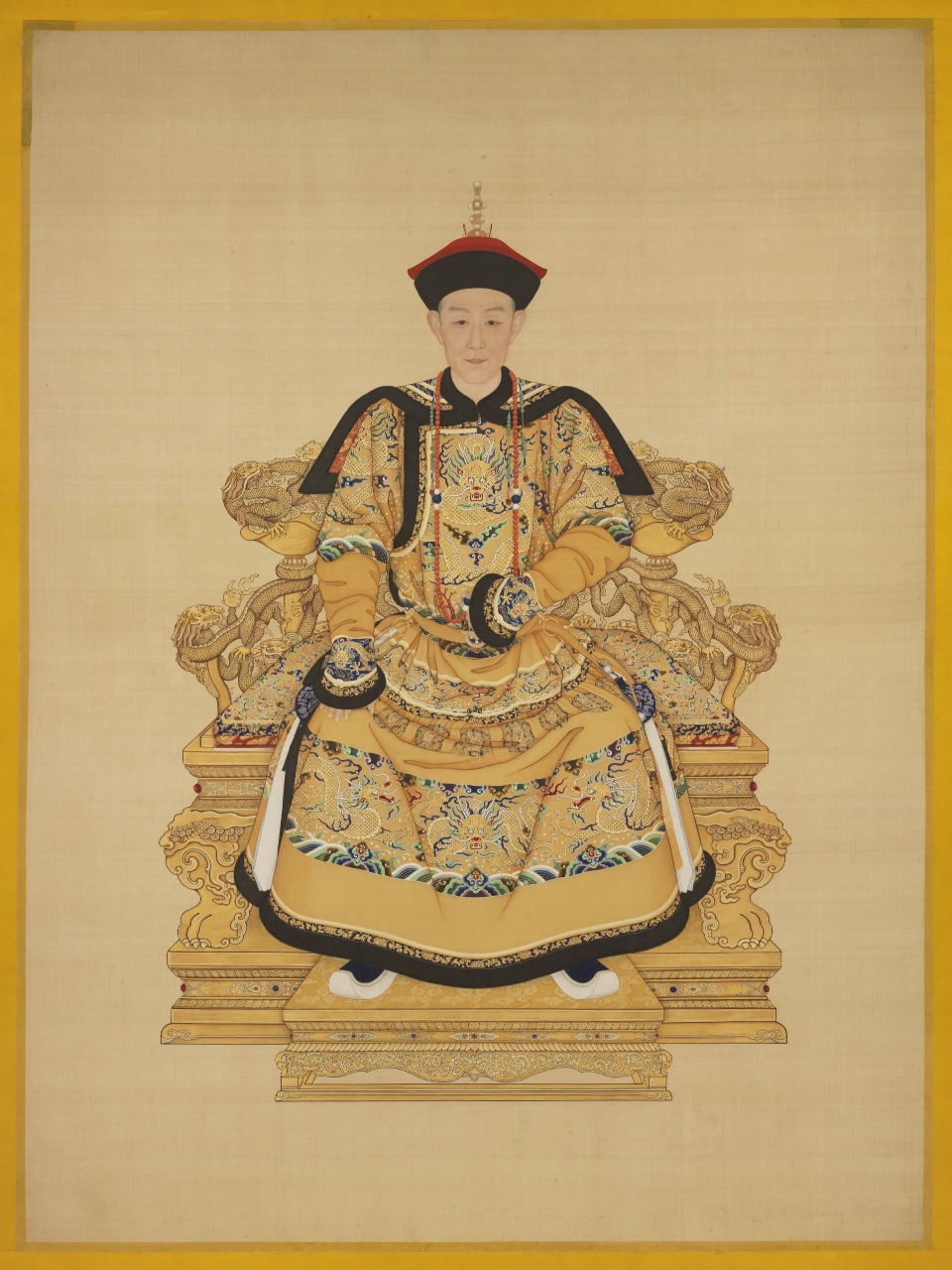 乾隆帝朝服像，清乾隆（1736-1795年）。