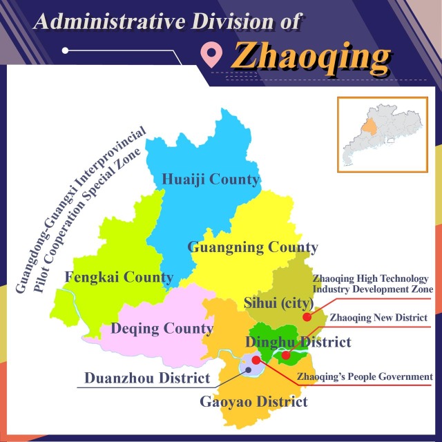 Administrative Division of Zhaoqing