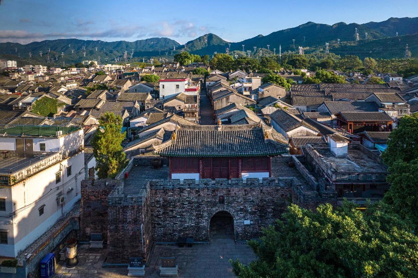 航拍深圳大鵬所城