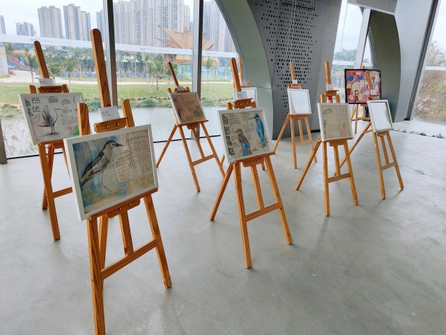 Lattice Space Xiangshan Study is also an exhibition hall. 