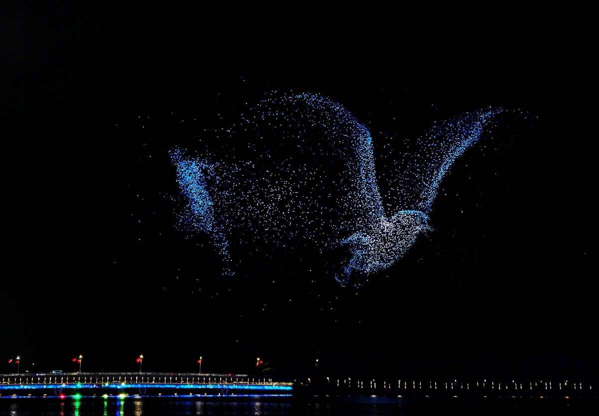 National Day 2024 Shenzhen 10,000 Drone Opening Performance