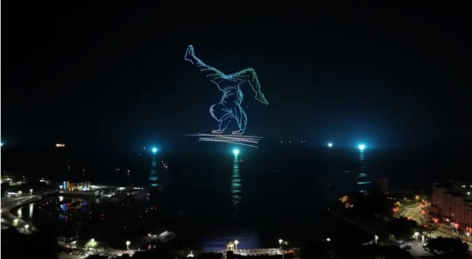 National Day 2024 Shenzhen 10,000 Drone Performance. Dapeng New District is one of them.