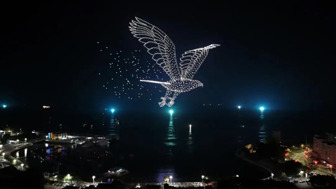 National Day 2024 Shenzhen 10,000 Drone Performance. Dapeng New District is one of them. 