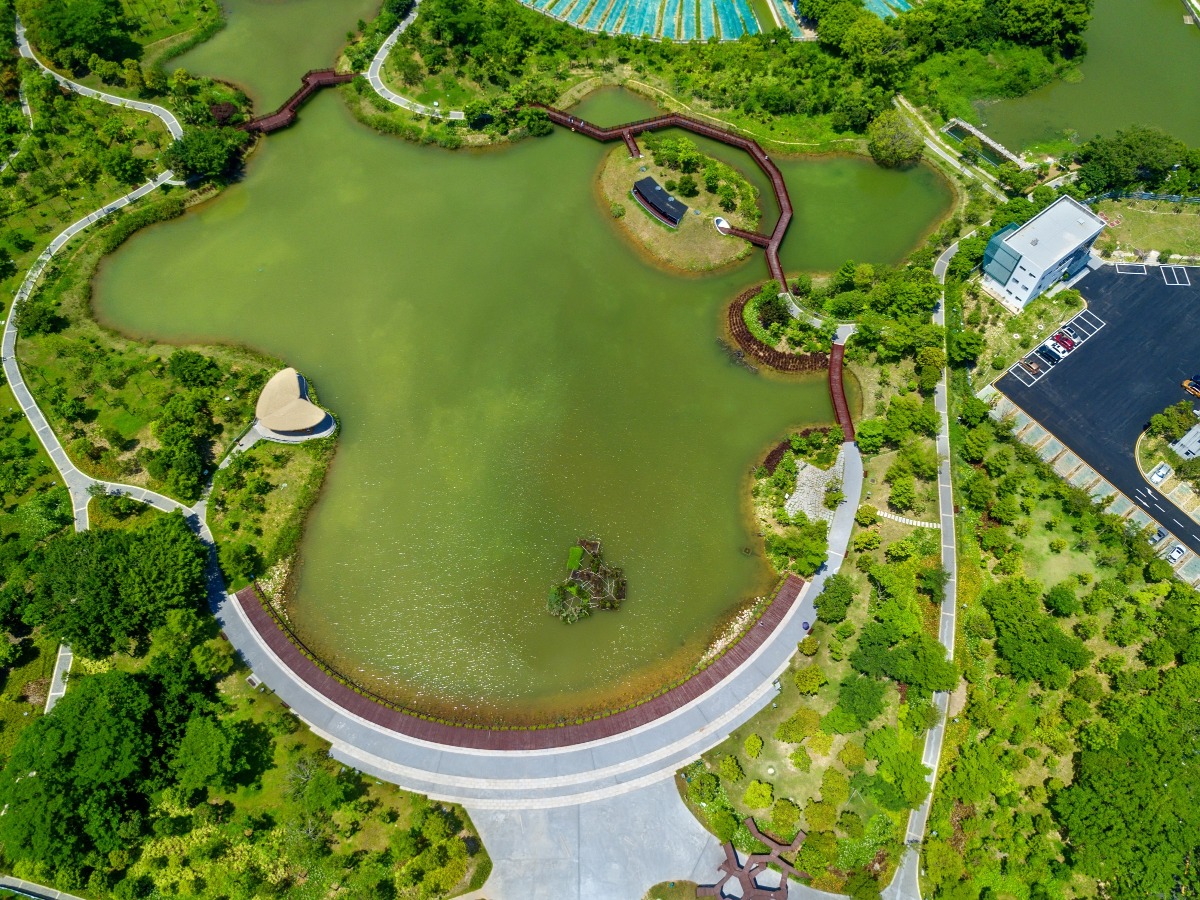 福田紅樹​​林生態公園是一個集科普教育、生態修復、休閒遊憩為一體的濕地公園。公園面積不大，但因為毗鄰福田紅樹林自然保護區，與香港米埔自然保護區一河之隔，同樣是候鳥的棲息熱點。