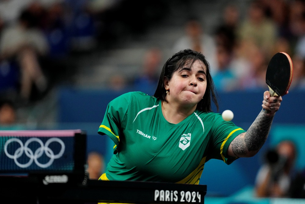 Brazil's one-armed player Bruna Alexandre realised her dream by participating in the Women's Team Table Tennis event at the Paris Olympics