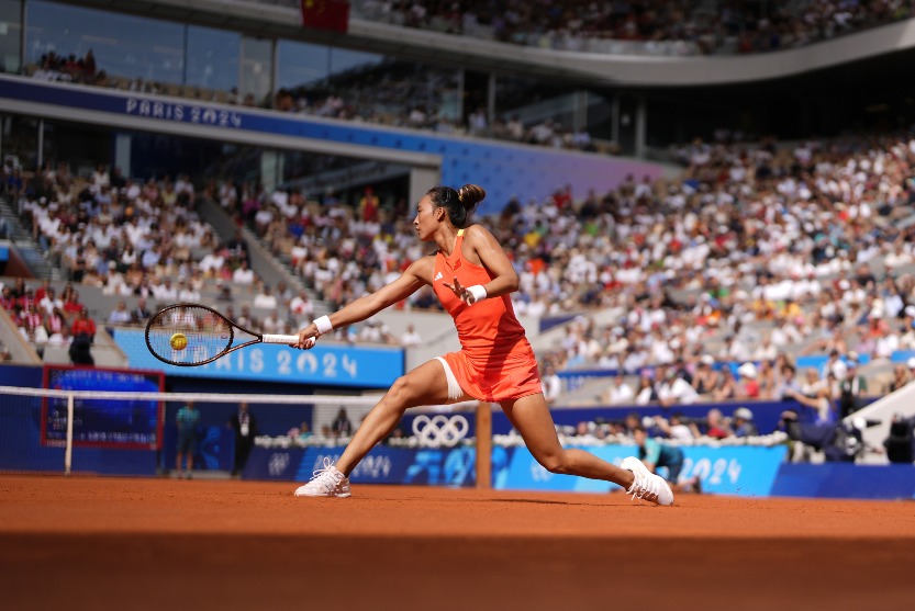 Zheng Qinwen won China’s first Olympic tennis singles gold