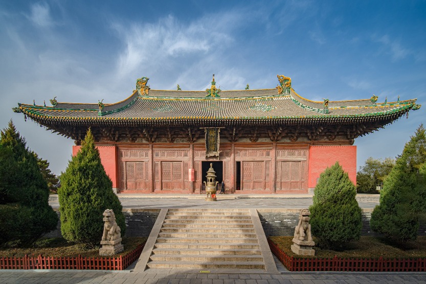 位于山西朔州的崇福寺，是国产游戏《黑神话：悟空》山西取景地之一。