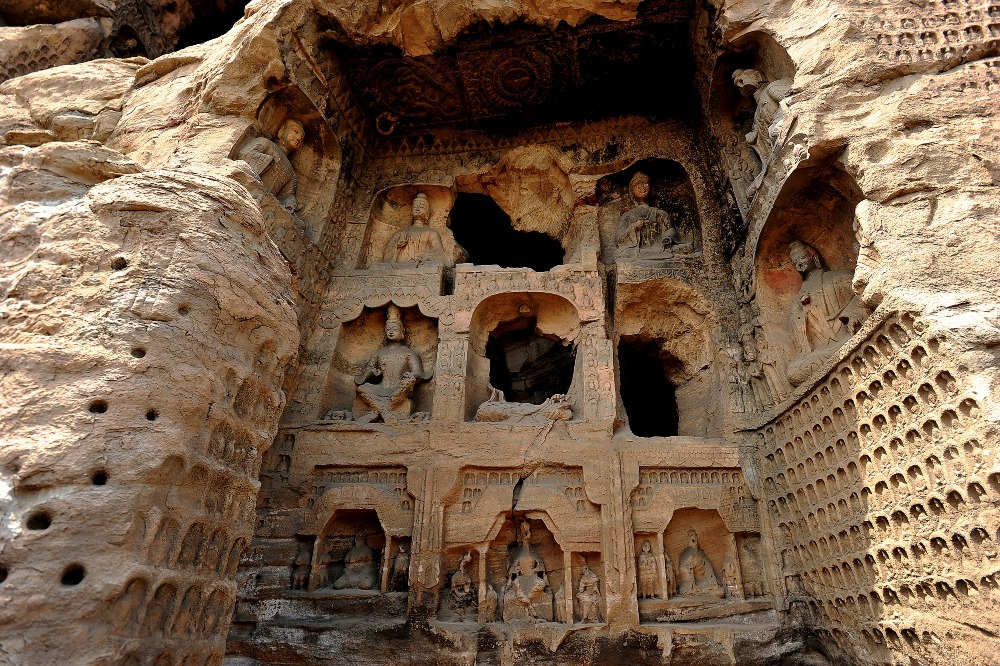 The Yungang Grottoes, located in Datong, Shanxi Province, is one of the Shanxi locations for the Chinese game 