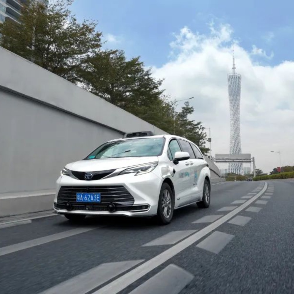 廣州開通首批Robotaxi無人駕駛的士專線來往市區、機場及高鐵站。