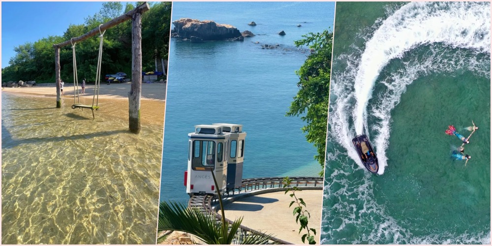 深圳大鵬新區雲海天使灣設有釜山同款小火車